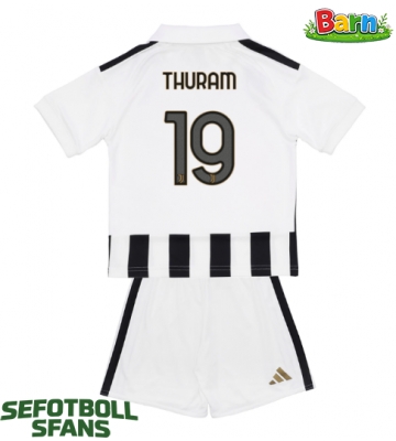 Juventus Khephren Thuram #19 Hemmaställ Barn 2026-27 Kortärmad (+ Korta byxor)